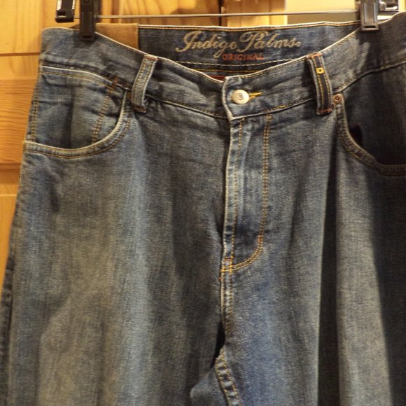 INDIGO PALMS Jeans ~ DENIM Pants ~ EUC ~ Size 32 x 30 - Picture 2 of 7